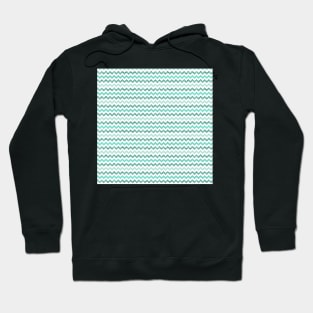 Chevron Aqua Zigzag Hoodie